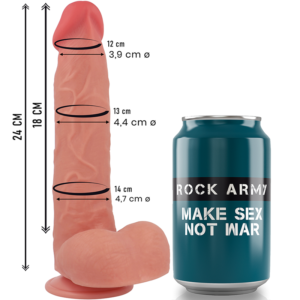POTENTE - ROCKARMY - SILICONE LÍQUIDO RAPTOR 24 CM -O- 4