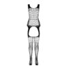 PASSION - BS 104 BODYSTOCKING BRANCO TAMANHO ÚNICO - Image 3