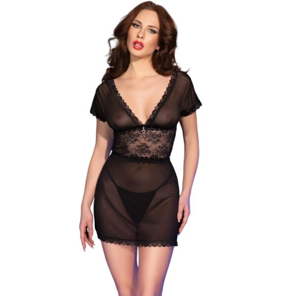 POTENTE - CHILIROSE - CR 4830 BABYDOLL PRETO S