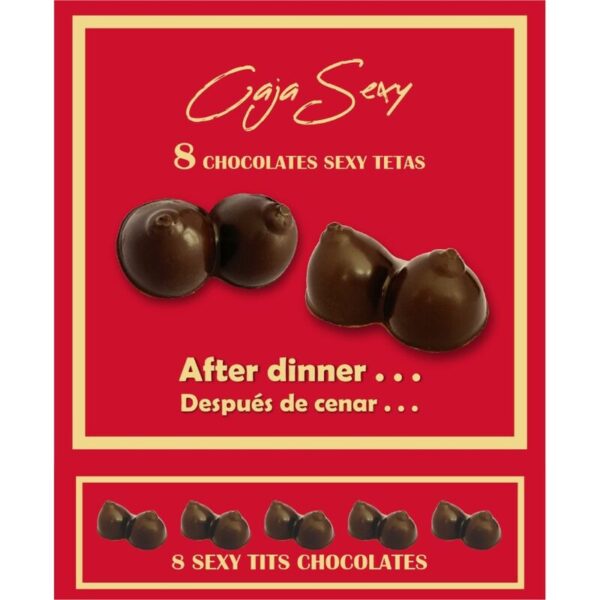 POTENTE - DIABLO PICANTE - 8 CHOCOLATES SEXY TITS