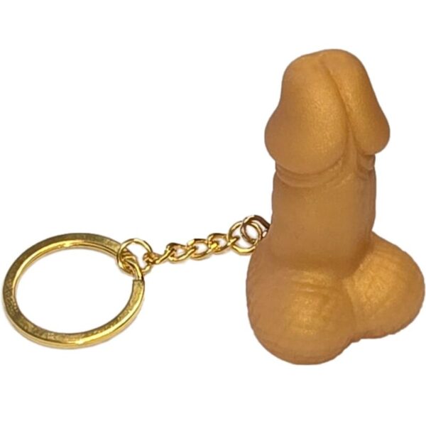POTENTE - DIABLO PICANTE - CHAVEIRO EM FORMA DE PÊNIS DOURADO