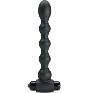 POTENTE - PRETTY LOVE - LYNN SILICONE ANAL PLUG 10 VIBRAÇÕES PRETO