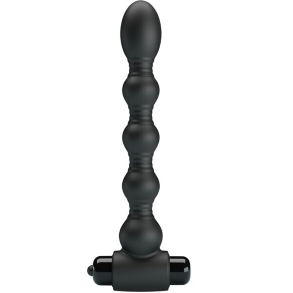POTENTE - PRETTY LOVE - LYNN SILICONE ANAL PLUG 10 VIBRAÇÕES PRETO