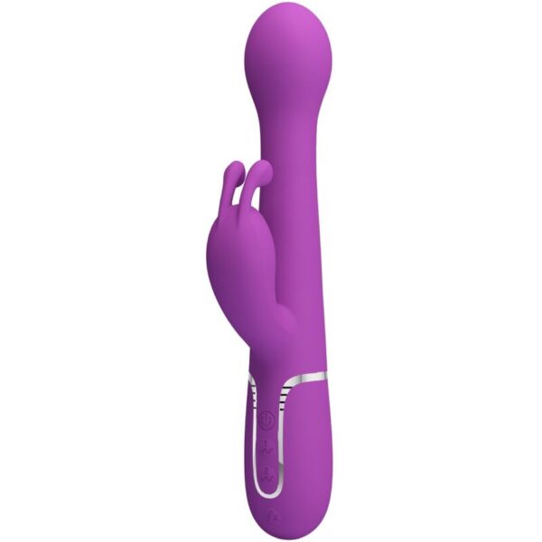 POTENTE - PRETTY LOVE - DEJON 3 EM 1 MULTIFUNCIONAL RABBIT VIBRADOR ROXO