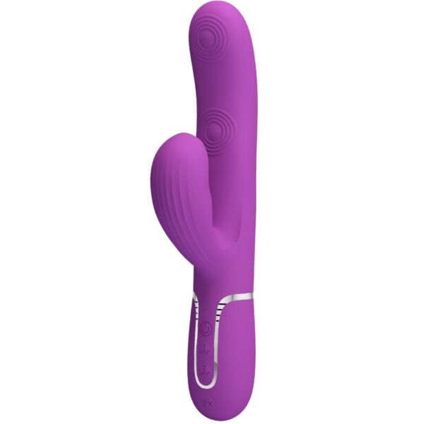 POTENTE - PRETTY LOVE - PERLITA 3 EM 1 MULTIFUNCIONAL COELHO VIBRADOR ROXO