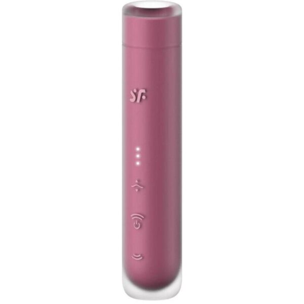 POTENTE - SATISFYER - ESTIMULADOR DE CLITÓRIS FIRST KISS WAVE GARNET