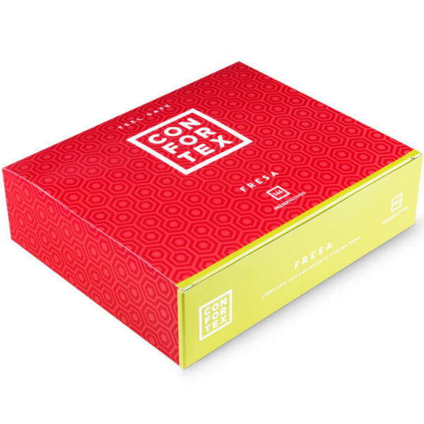 POTENTE - CONFORTEX - CONDOM DE MORANGO 144 UNIDADES