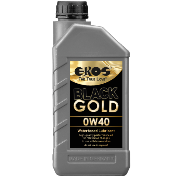 POTENTE - EROS - LUBRIFICANTE  BASE DE GUA BLACK GOLD 0W40 1000 ML