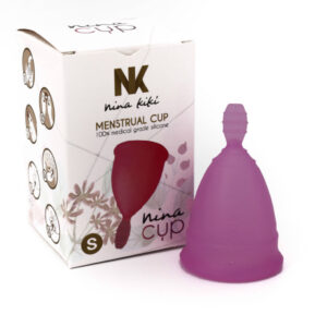POTENTE - NINA KIKÍ - COPO MENSTRUAL ROXO TAMANHO S 6 + 1 GRTIS
