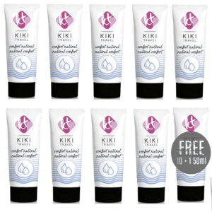 POTENTE - KIKÍ TRAVEL - CONFORT LUBRIFICANTE NATURAL 50 ML 10 + 1 GRÁTIS