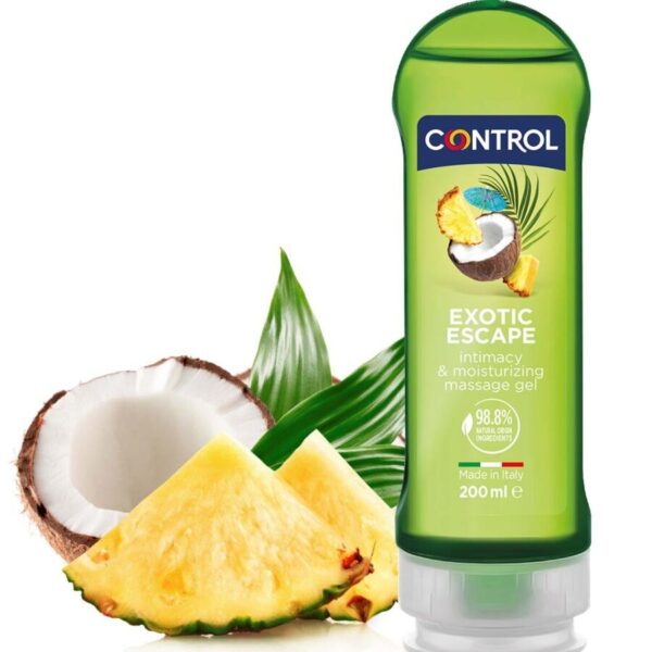 POTENTE - CONTROL - 2 EN 1 MASSAGEM & PRAZER EXÓTICO 200 ML