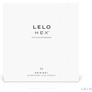 POTENTE - LELO - CAIXA DE PRESERVATIVO HEX 36 UNIDADES