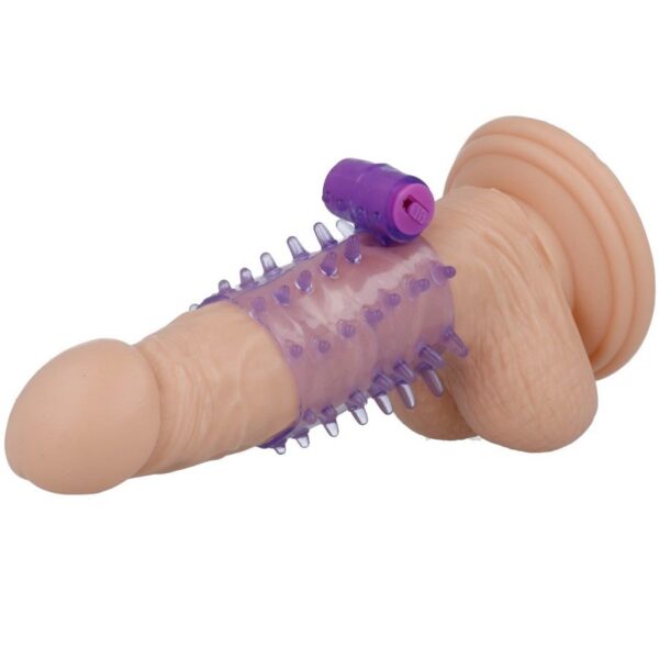 POTENTE - CASUAL LOVE - TAMPA DO PÊNIS DO VIBRADOR DE LILAC ANEL