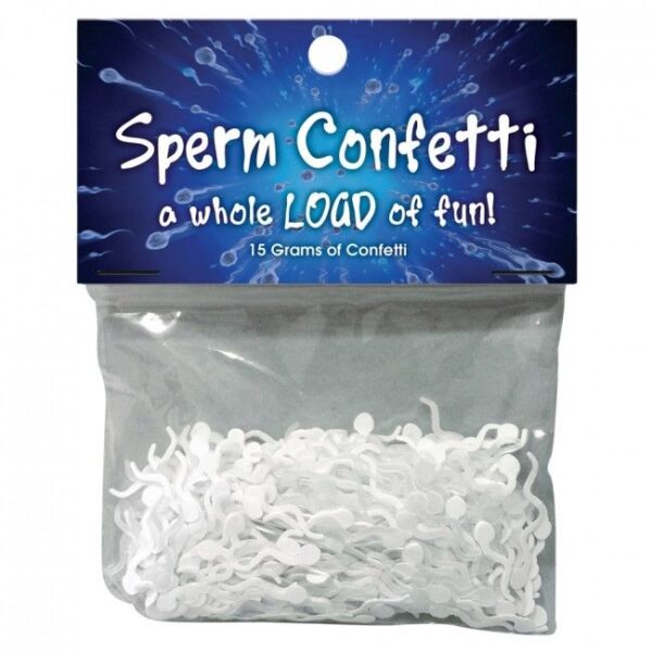 POTENTE - KHEPER GAMES - CONFETES EM FORMA DE ESPERMA