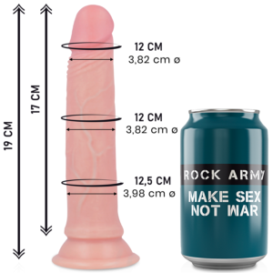 POTENTE - ROCKARMY - LIQUID SILICONE PREMIUM AVENGER REALISTIC 19 CM -O- 3.98 CM