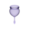SATISFYER - FEEL GOOD COPO MENSTRUAL ROXO 15 + 20 ML - Image 3