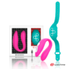POTENTE - WEARWATCH - VIBRADOR WATCHME DE TECNOLOGIA DUPLA FÚCSIA / ÁGUA DO MAR
