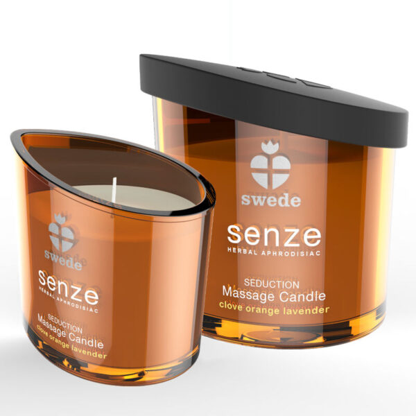 POTENTE - SWEDE - VELA DE MASSAGEM SENZE SEDUCTION - CRAVO