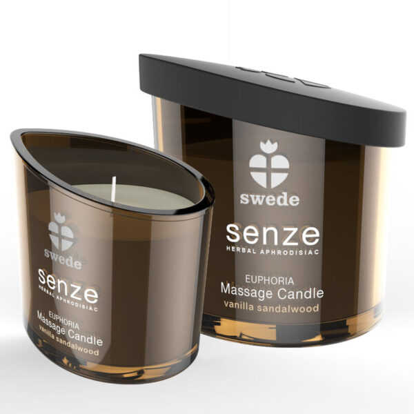 POTENTE - SWEDE - VELA DE MASSAGEM SENZE EUPHORIA - BAUNILHA