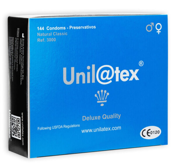 POTENTE - UNILATEX - PRESERVATIVOS NATURAIS 144 UNIDADES