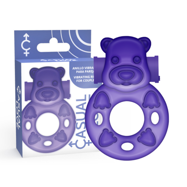 POTENTE - CASUAL LOVE - 26 LILAC BUNNY VIBRATOR ANEL