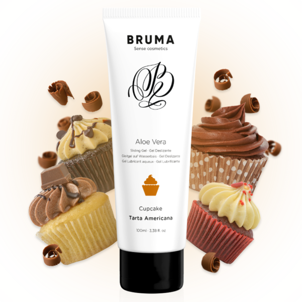 POTENTE - BRUMA - GEL DESLIZANTE DE ALOE VERA SABOR CUPCAKE 100 ML