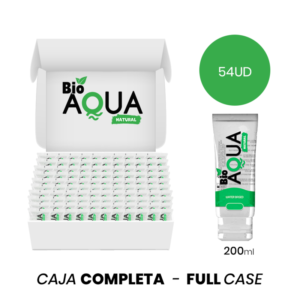 POTENTE - MOQ 54 - BIOAQUA LUBRIFICANTE À BASE DE ÁGUA INGREDIENTES NATURAIS 200 ML