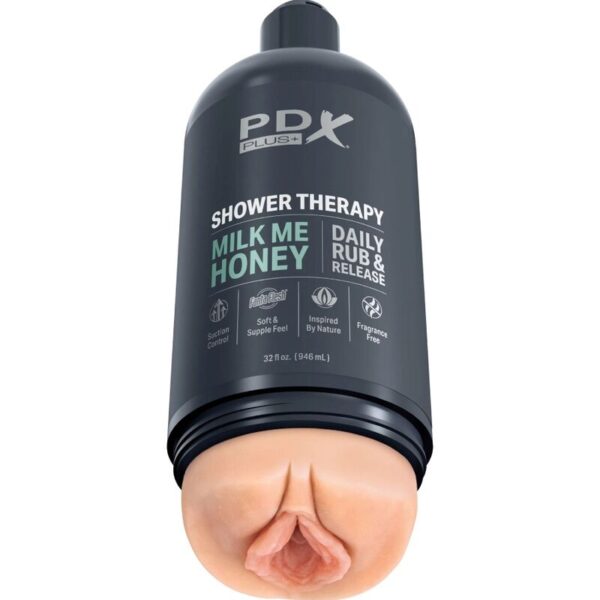 POTENTE - PDX PLUS - STROKER MASTURBATOR DESIGN DISCRETO DO GARRAFA DE SHAMPOO MILK ME HONEY