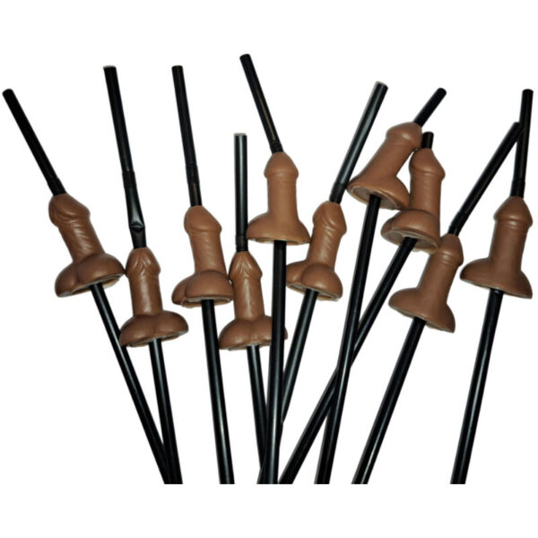 POTENTE - DIABLO PICANTE - BOLSA COM 10 CANUDOS NATURAIS PARA PÊNIS GRANDE