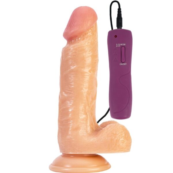 POTENTE - ALIVE - VIBRADOR DE PÊNIS LEO REALÍSTICO 17 CM