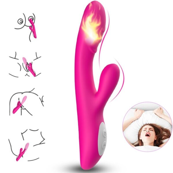 POTENTE - ARMONY - VIBRADOR SPARK EFEITO CALOR FÚCSIA
