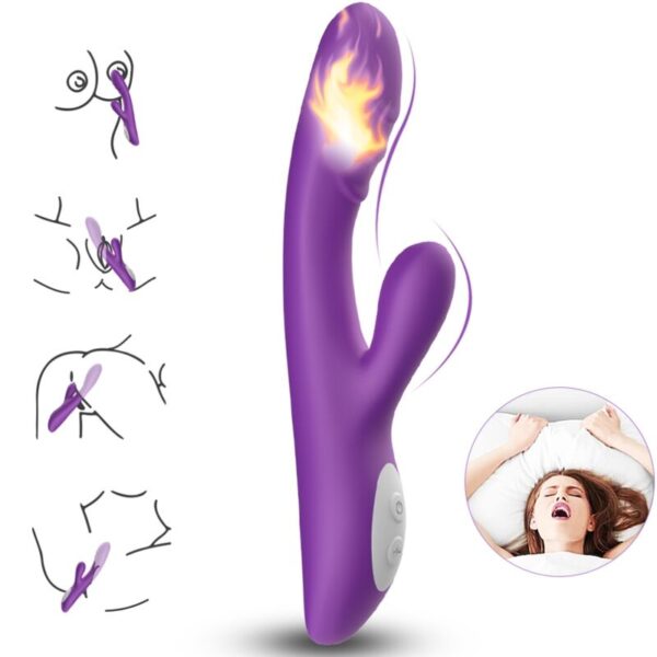 POTENTE - ARMONY - VIBRADOR SPARK EFEITO CALOR ROXO