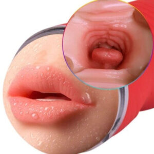POTENTE - ARMONY - MASTURBADOR DUPLO VAGINA E BOCA VERMELHA