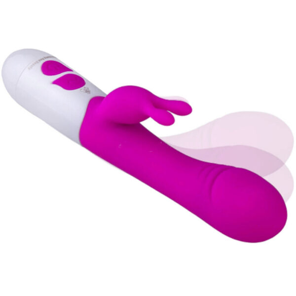 POTENTE - ARMONY - VIBRADOR FELIZ E ESTIMULADOR DE COELHO VIOLETA