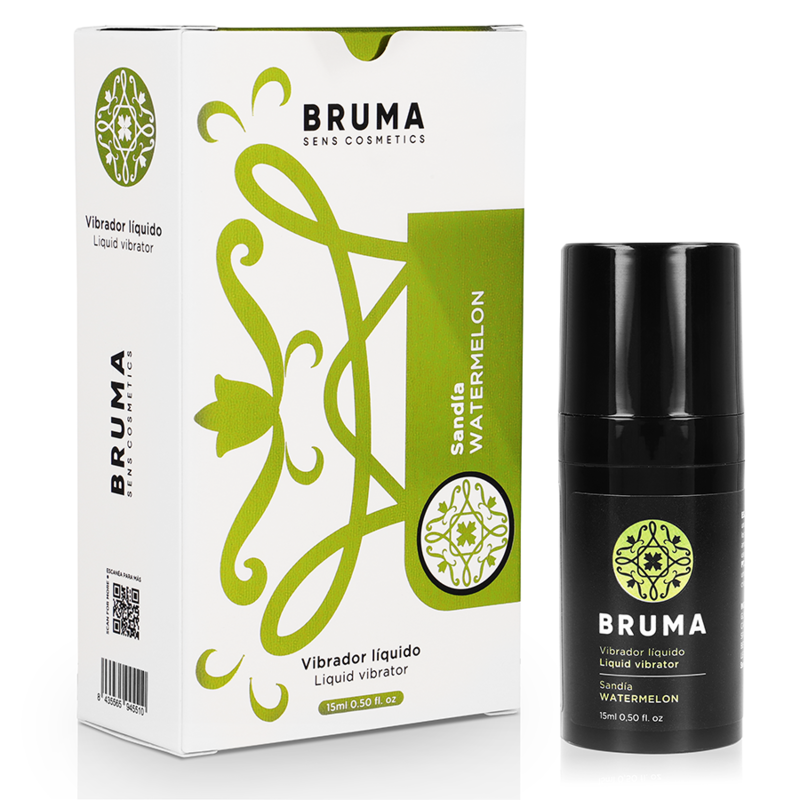 POTENTE - BRUMA - VIBRADOR LÍQUIDO ULTRA DESLIZANTE MELANCIA 15 ML