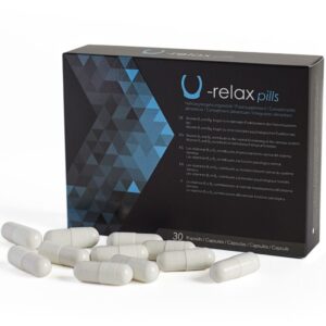 POTENTE - 500 COSMETICS - CÁPSULAS U-RELAX RELAXAMENTO E REDUÇÃO DA ANSIEDADE - 30 CÁPSULAS.