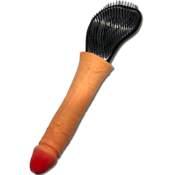 POTENTE - DIABLO PICANTE - ESCOVA DE CABELO COM PÊNIS NA PONTA