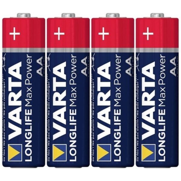 POTENTE - VARTA - PILHA RETRÁTIL AA LR6 ALCALINA MAX POWER*4