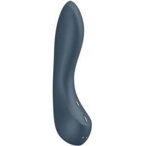 POTENTE - SATISFYER - G-SPOT WAVE 4 12 VIBRAÇÕES PROGRAMA VIBRADOR CINZA ESCURO