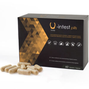 POTENTE - 500 COSMETICS - CÁPSULAS U-INTEST PARA PREVENIR HEMORRÓIDAS - 60 CÁPSULAS
