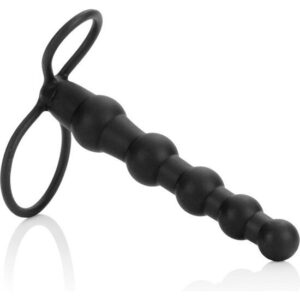 POTENTE - CALEXOTICS - BEADED DUPLO PENETRADOR PRETO