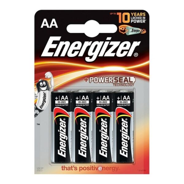 POTENTE - ENERGIZER - BATERIA ALCALINA AA LR6 *4