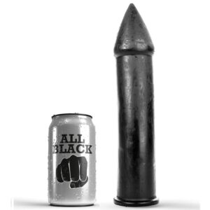 POTENTE - ALL BLACK - DILDO 24 CM
