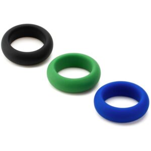 POTENTE - JE JOUE - CONJUNTO DE SILICONE ANÉIS DE SILICONE PARA O PÉNIS