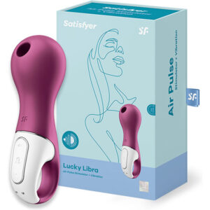 POTENTE - SATISFYER - ESTIMULADOR E VIBRADOR LUCKY LIBRA