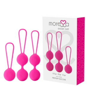POTENTE - MORESSA - CONJUNTO OSIAN PREMIUM SILICONE ROSA (Osian One - 51 g | Osian Two - 101 g | Osian Three 85 g)
