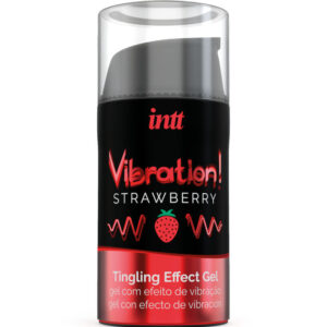 POTENTE - INTT - PODEROSO ESTIMULANTE ÍNTIMO GEL VIBRATÓRIO LÍQUIDO MORANGO 15 ML