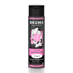 POTENTE - BRUMA - ÓLEO DE MASSAGEM PREMIUM EFEITO CALOR SABOR GOMA 3 EM 1 - 100 ML