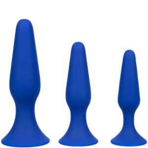 POTENTE - CALEXOTICS - ADMIRAL KIT 3 PLUG ANAL AZUL