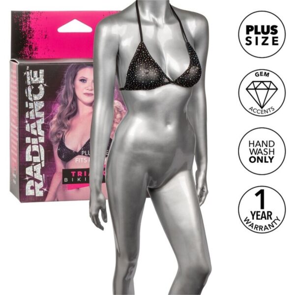 POTENTE - CALEXOTICS - RADIANCE TOP BIQUINI TRINGULO RHINE PLUS SIZE